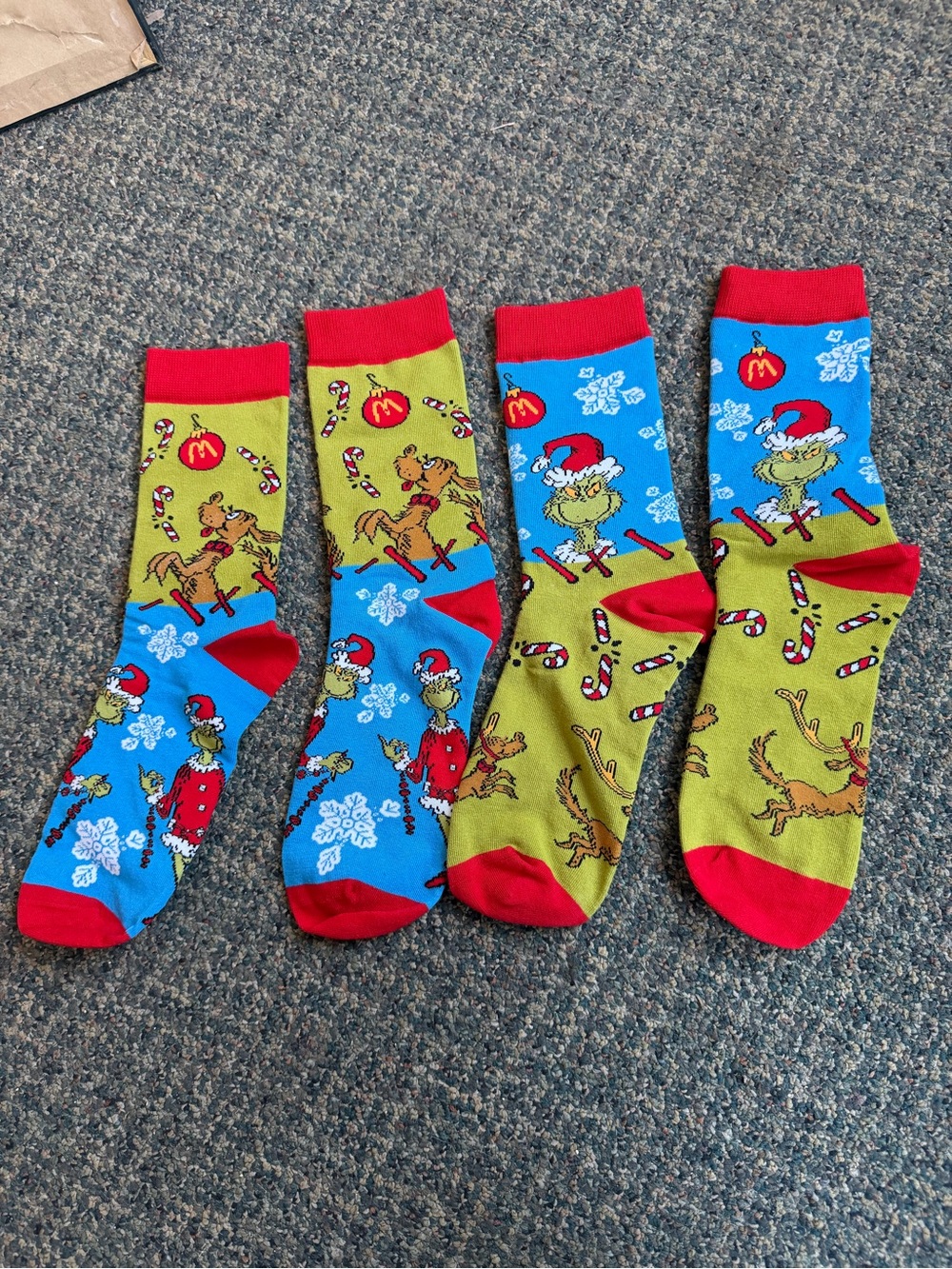 McDonald’s Grinch Holiday Socks